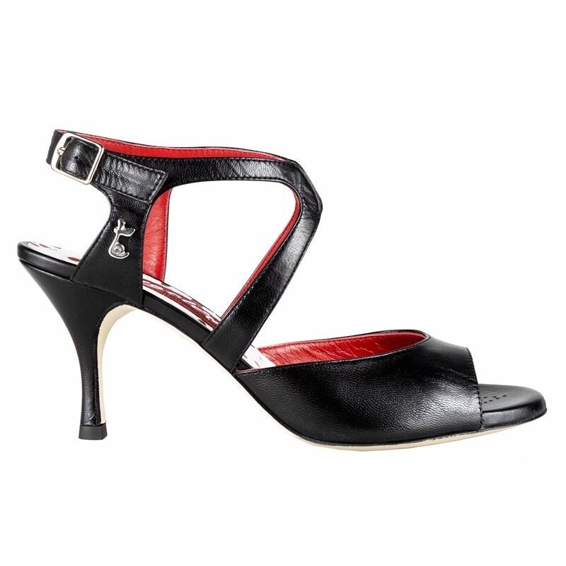 Tangolera Flora Nero — side view © wearandmore.store