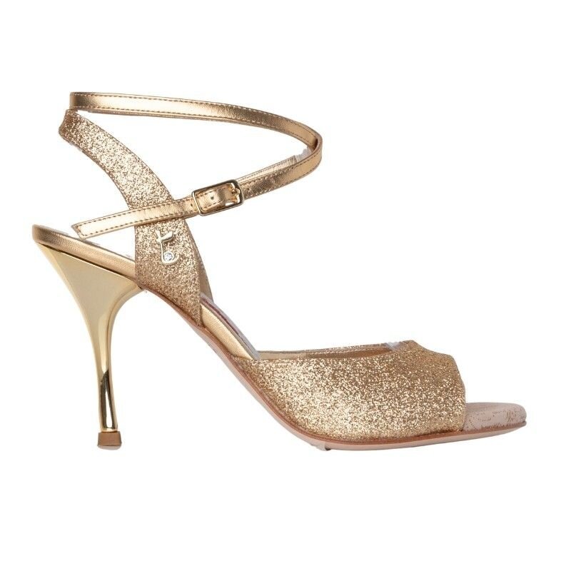 Anita Oro Glitter — 9 cm Heel